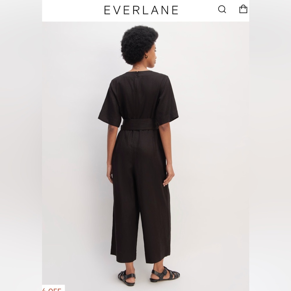 Everlane Jumpsuit in Linen, Size 8 - Picture 14 of 15